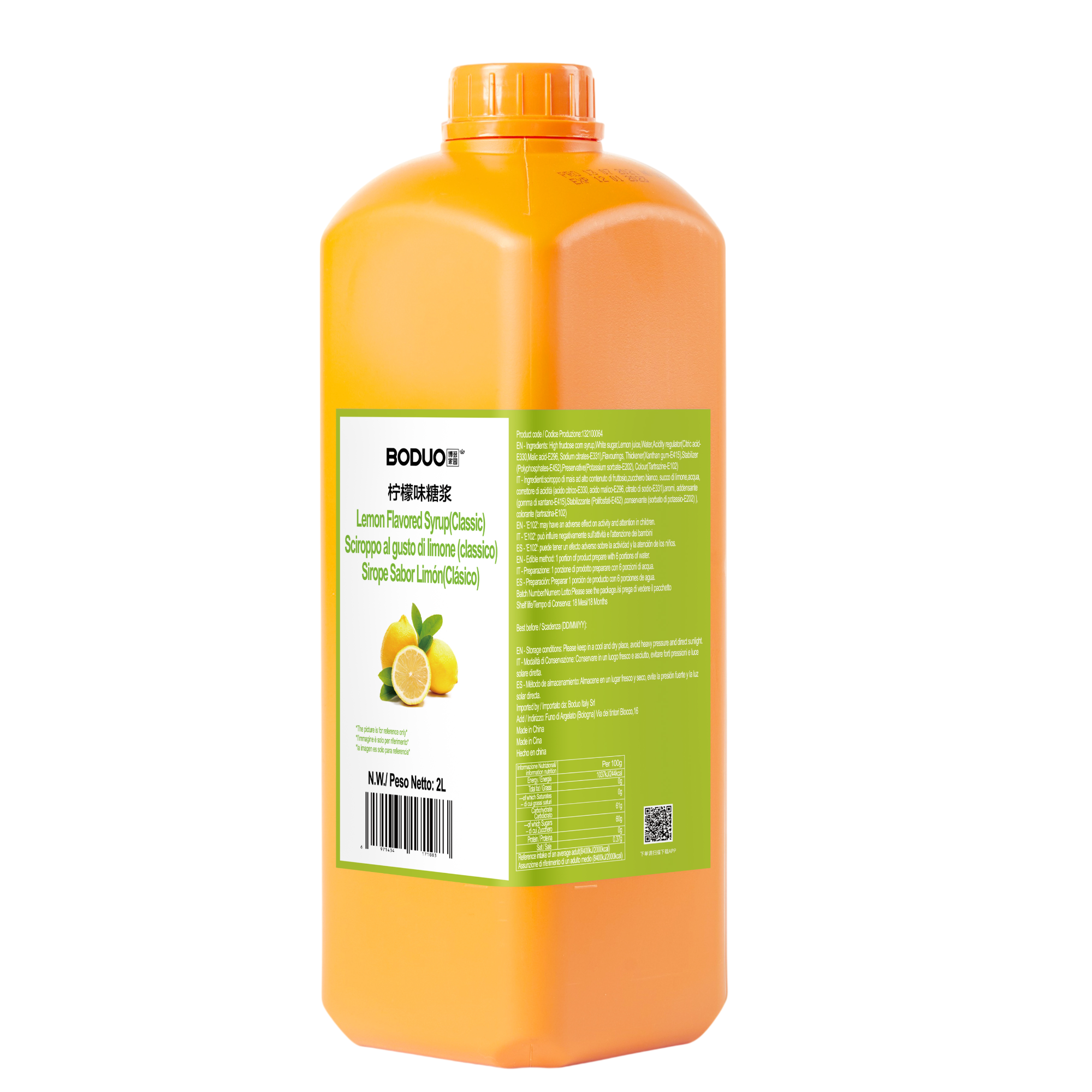 Kumquat Lemon Syrup 2.7kg - Image 2