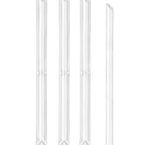24cm Jumbo Pointed Plastic Straw 12mm