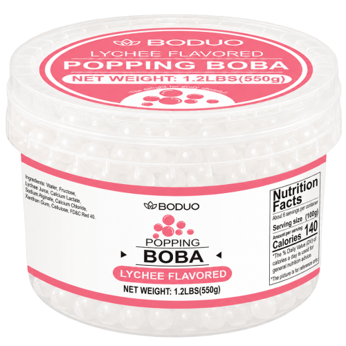 Lychee Popping Boba Small 550g