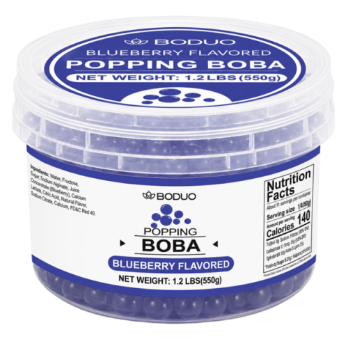 Blueberry Popping Boba Small 550g